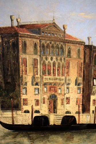 Restauration - Charles X - Venice, Light and Shadow on the Grand Canal - XIXth century